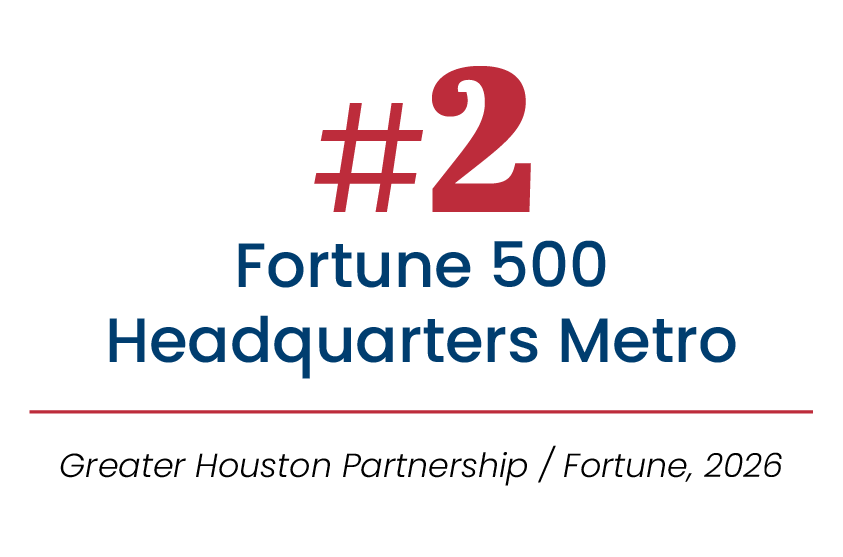 #2 Fortune 500 Headquarters Metro — Greater Houston Partnership / Fortune, 2026