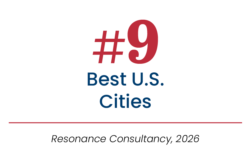 #9 Best U.S. Cities — Resonance Consultancy, 2026